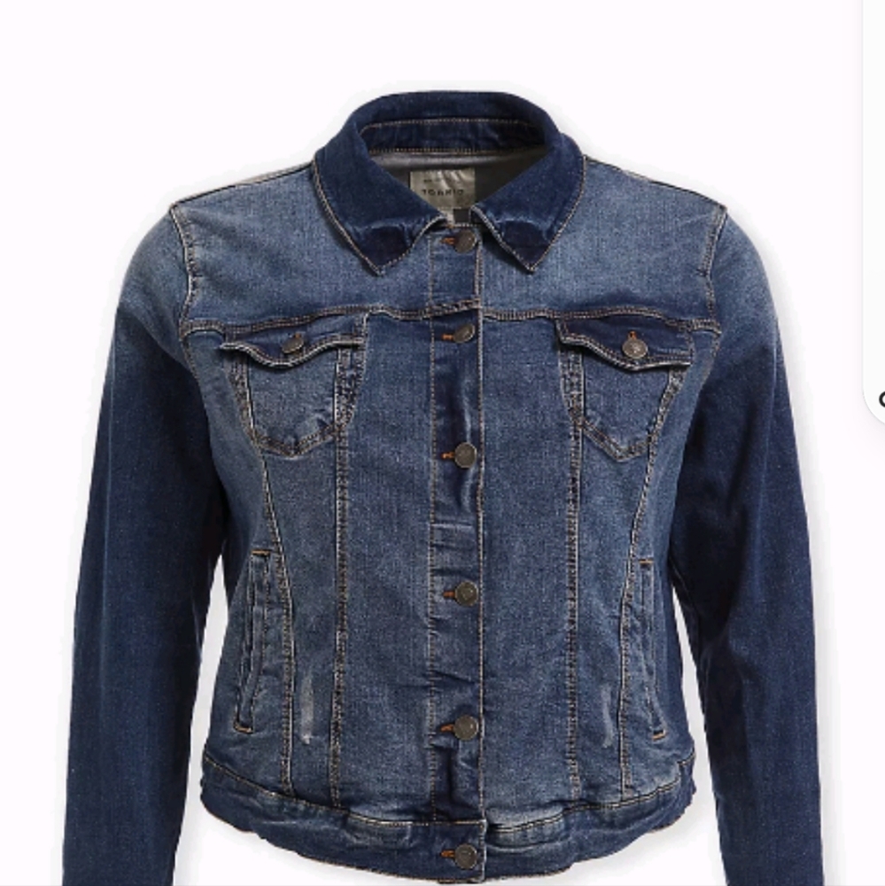 Torrid Medium Washed Jean Jacket